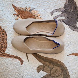 Rothy's 'The Flat' Size 9 1/2 Nude Flats